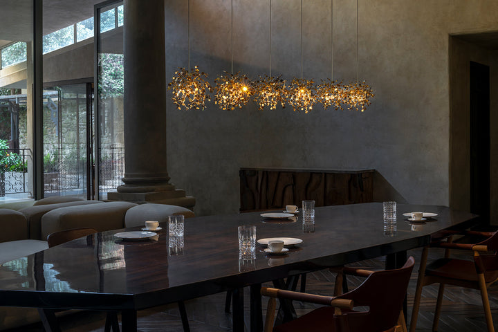 Argent Mon Bijou Linear Suspension Light Ceiling Lights Terzani