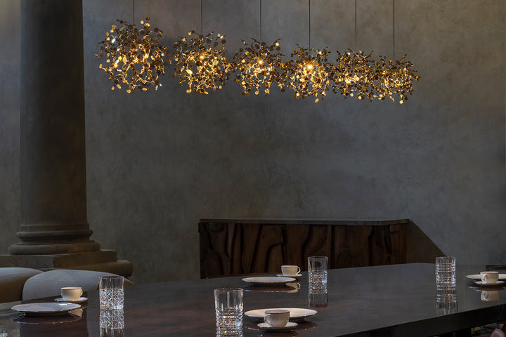 Argent Mon Bijou Linear Suspension Light Ceiling Lights Terzani