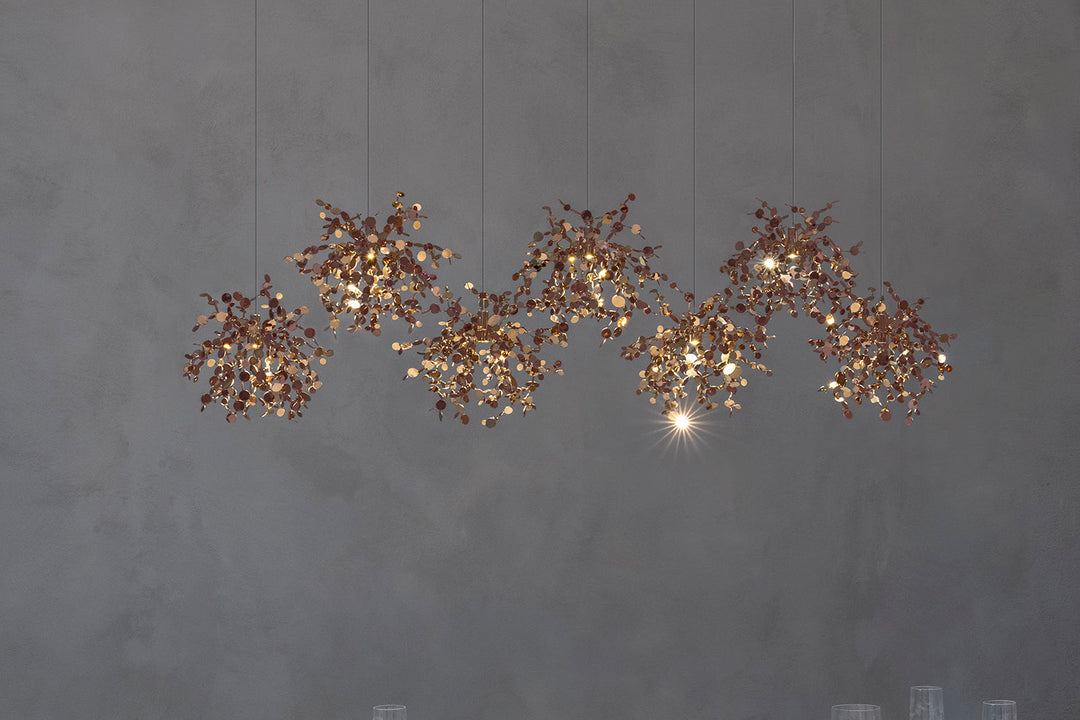Argent Mon Bijou Linear Suspension Light Ceiling Lights Terzani
