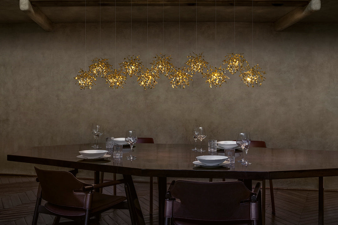 Argent Mon Bijou Linear Suspension Light Ceiling Lights Terzani