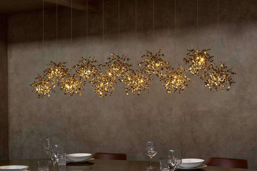 Argent Mon Bijou Linear Suspension Light Ceiling Lights Terzani