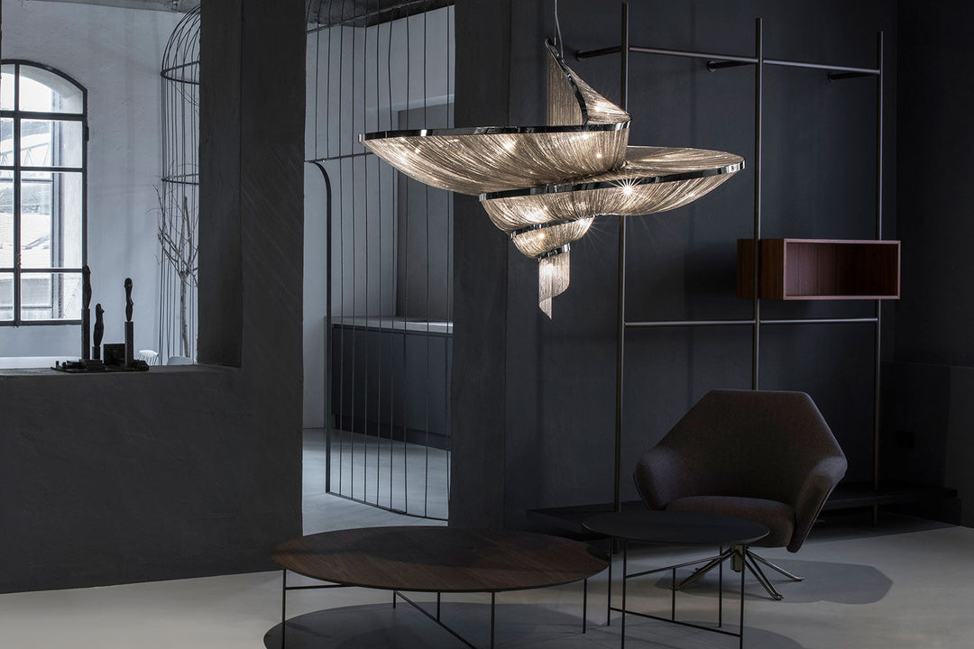 Epoque Spiral Chandelier Ceiling Lights Terzani