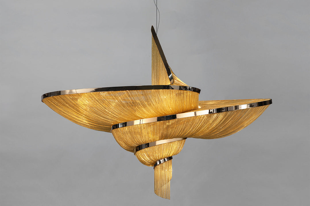 Epoque Spiral Chandelier Ceiling Lights Terzani