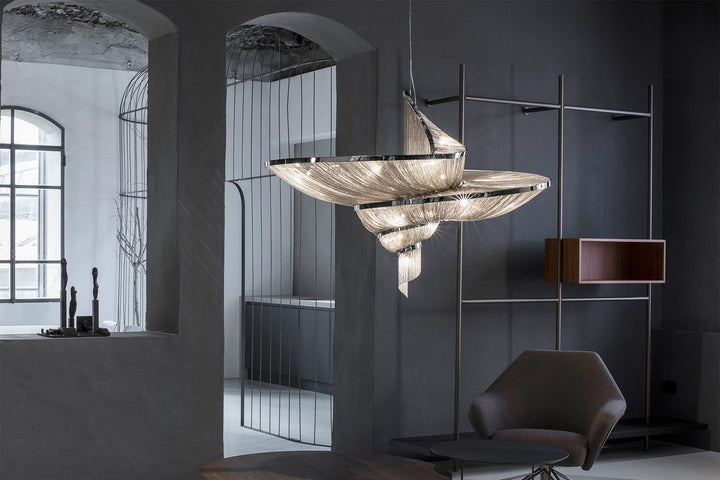 Epoque Spiral Chandelier Ceiling Lights Terzani