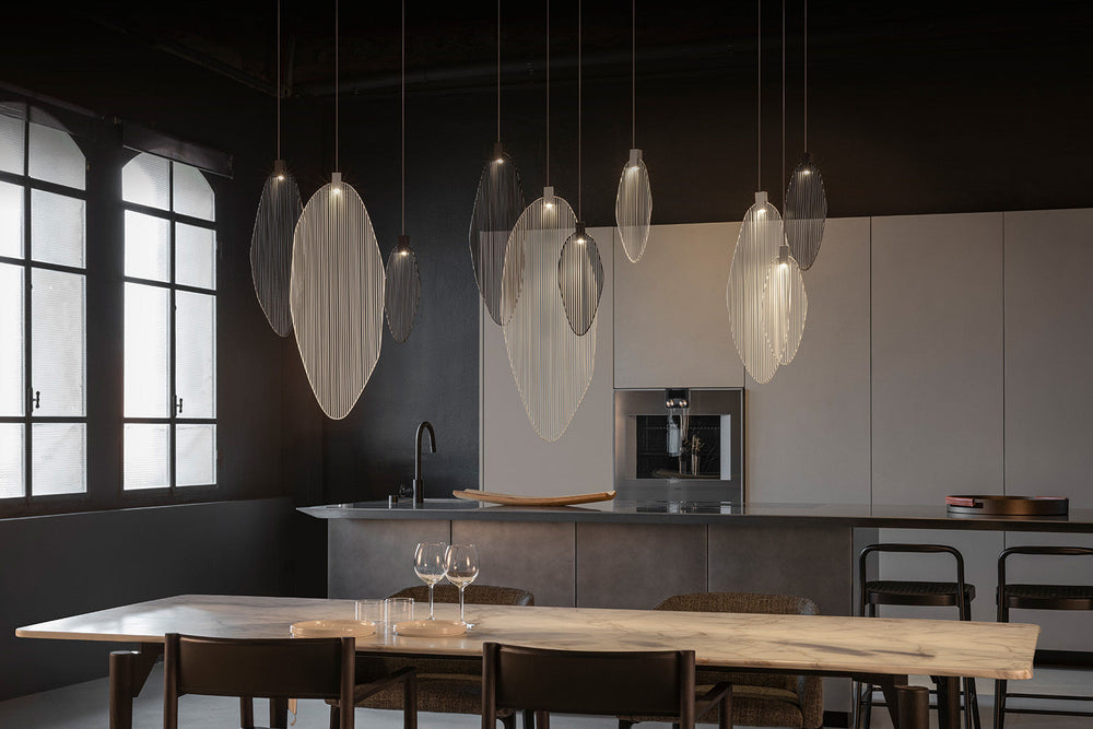 Harpe Linear Suspension Light Ceiling Lights Terzani