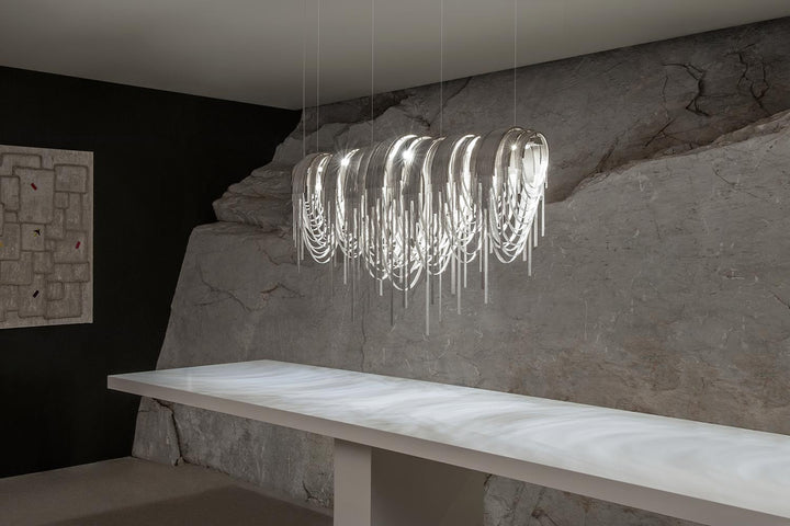 Volver Linear Chandelier Ceiling Lights Terzani