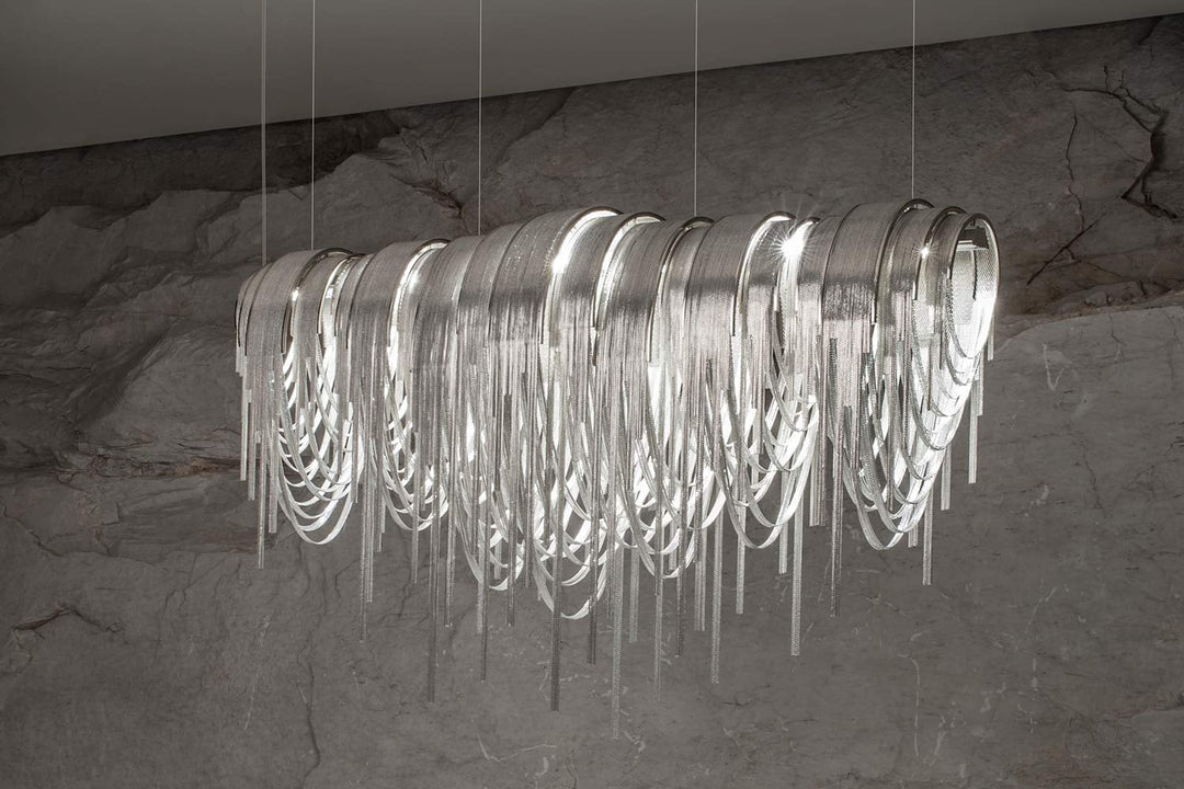 Volver Linear Chandelier Ceiling Lights Terzani