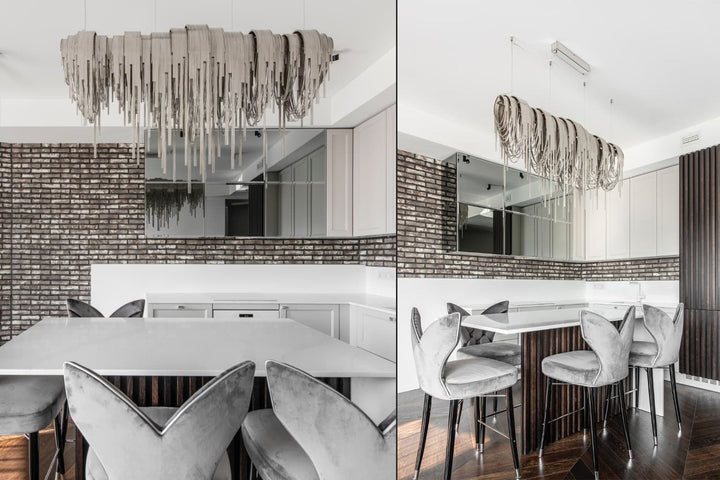Volver Linear Chandelier Ceiling Lights Terzani