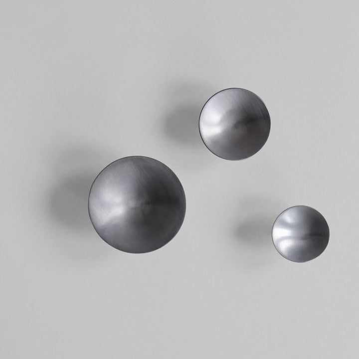 HiHat Knobs, Maxi - Brushed Steel Knobs 101 Copenhagen   