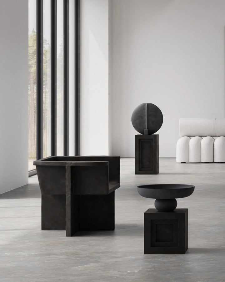 Baburu Bowl, Big - Black Decorative Bowl 101 Copenhagen   