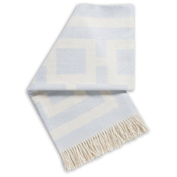 Nixon Baby Alpaca Throw Jonathan Adler Light Blue