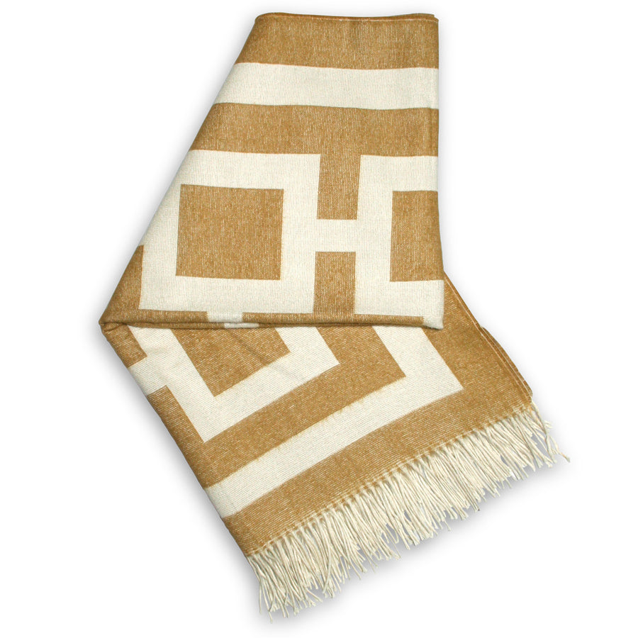 Nixon Baby Alpaca Throw Jonathan Adler Camel