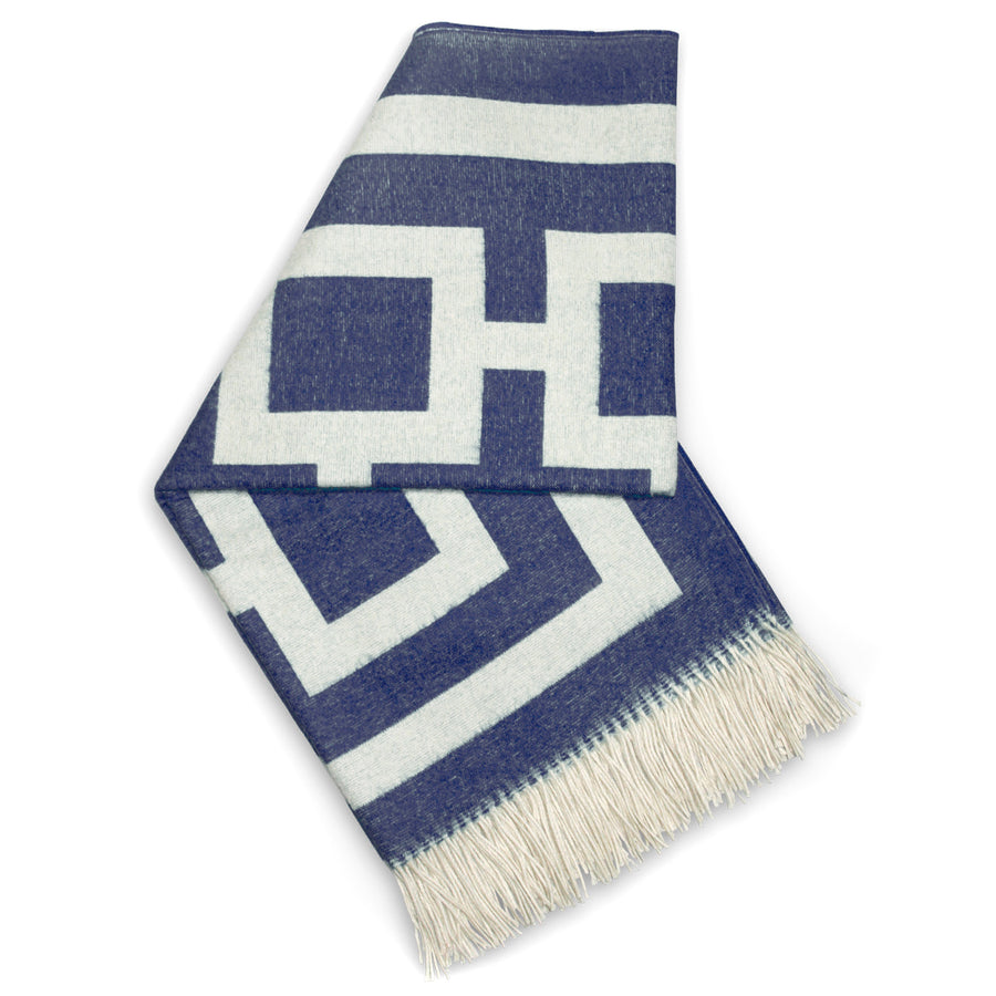 Nixon Baby Alpaca Throw Jonathan Adler Navy