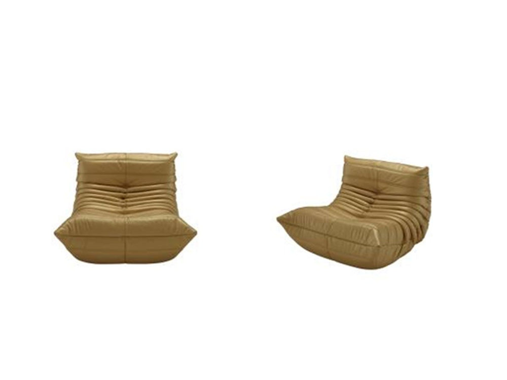 Togo Armchair Gold Special Edition Ligne Roset