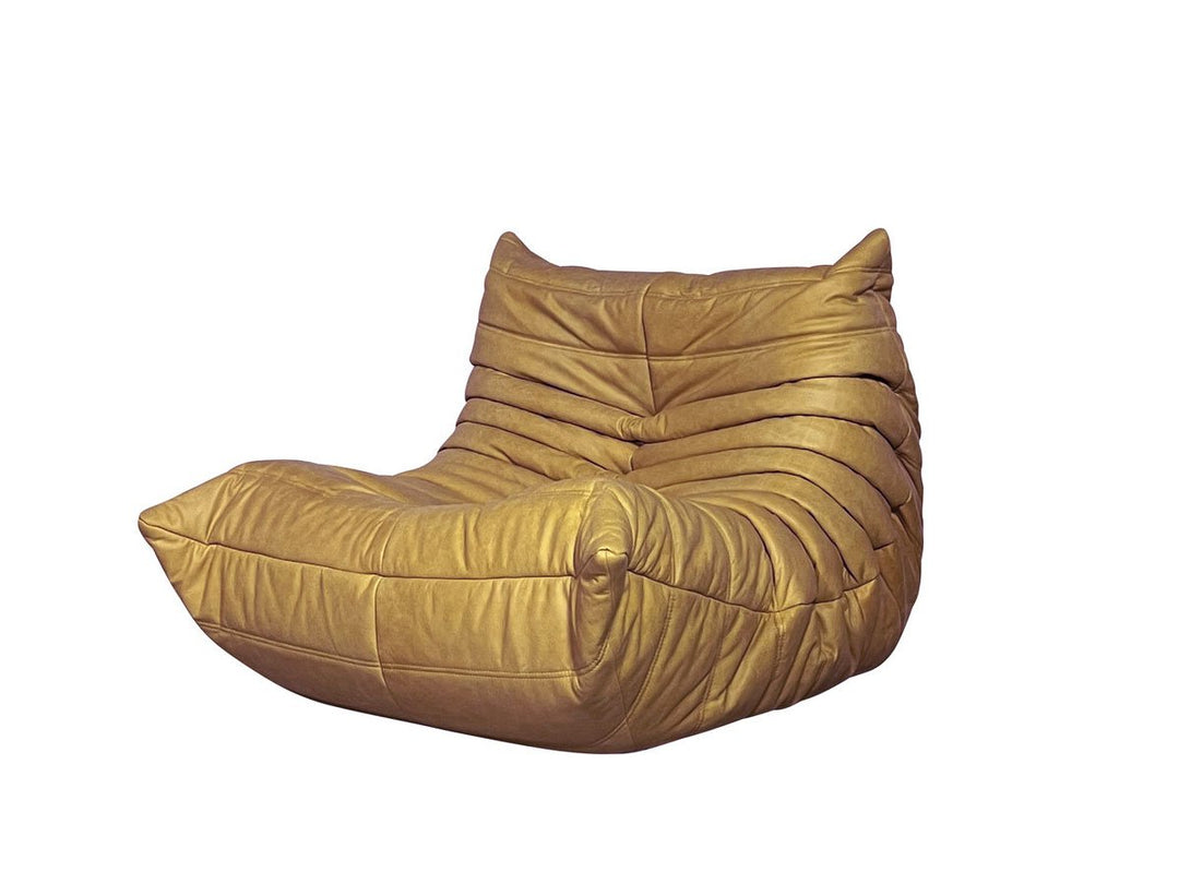 Togo Armchair Gold Special Edition Ligne Roset
