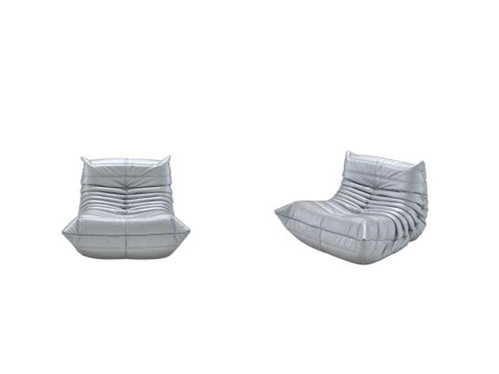 Togo Armchair Silver Special Edition Ligne Roset