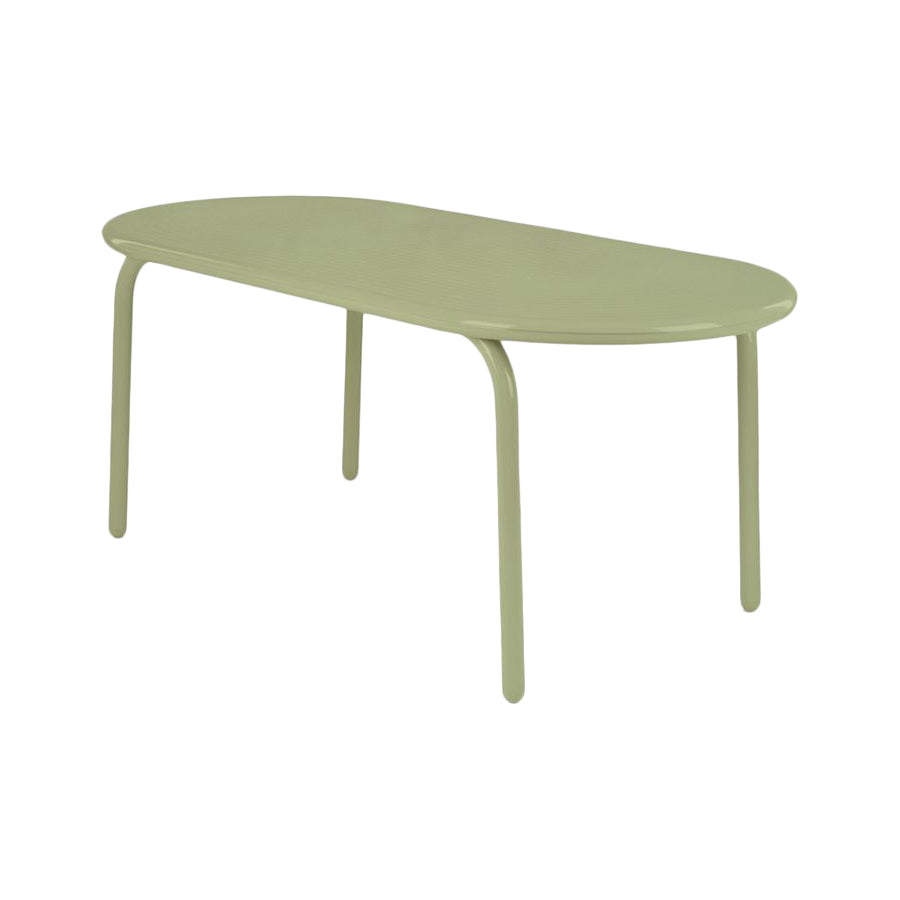 Groove Obround Dining Table Tables Tom Dixon Moss