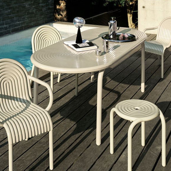 Groove Obround Dining Table Tables Tom Dixon