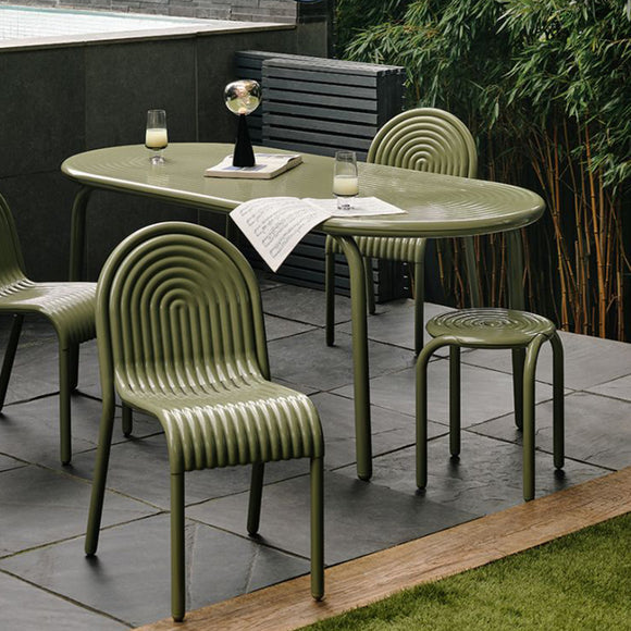 Groove Obround Dining Table Tables Tom Dixon