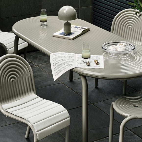 Groove Obround Dining Table Tables Tom Dixon