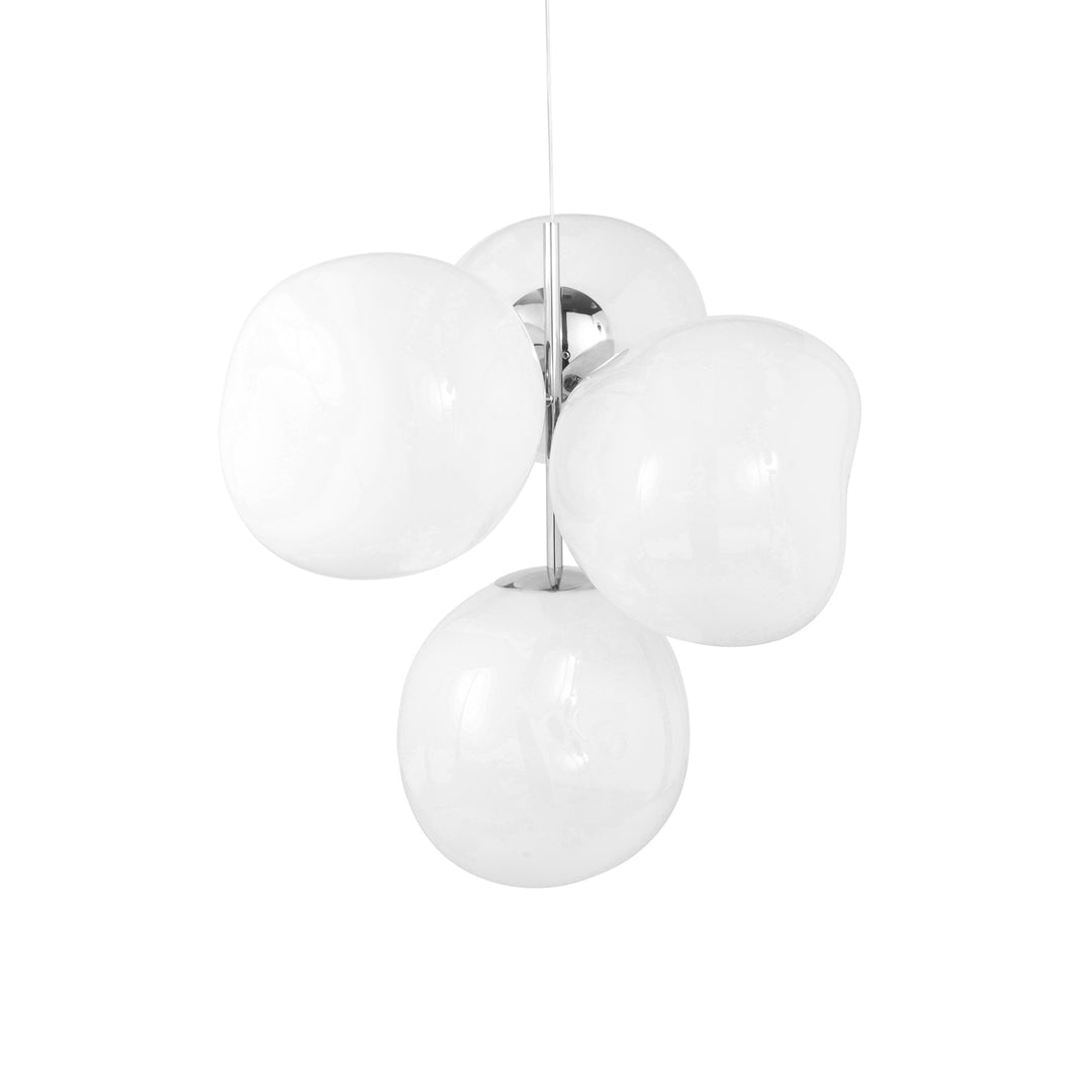 Melt Chandelier Chandeliers Tom Dixon Opal / Silver 4 Lights