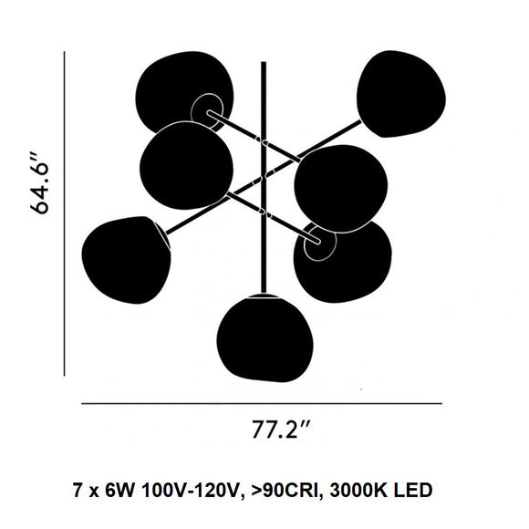 Melt Chandelier Chandeliers Tom Dixon