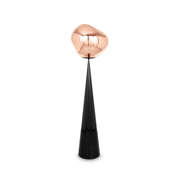 Melt Cone Fat LED Floor Lamp Floor Lamps Tom Dixon Copper / Black