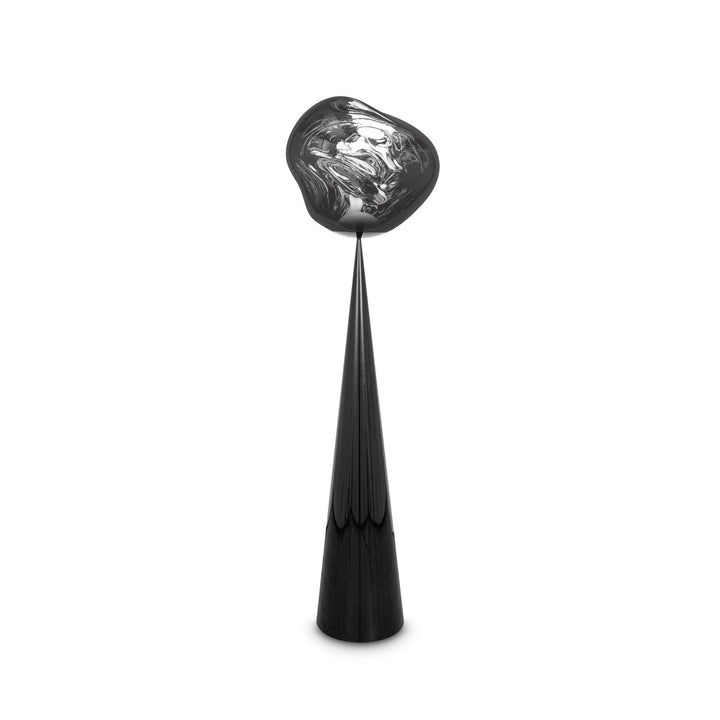 Melt Cone Fat LED Floor Lamp Floor Lamps Tom Dixon Smoke / Black
