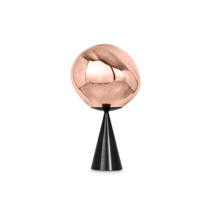 Melt Cone Fat LED Table Lamp Table Lamps Tom Dixon Copper / Black