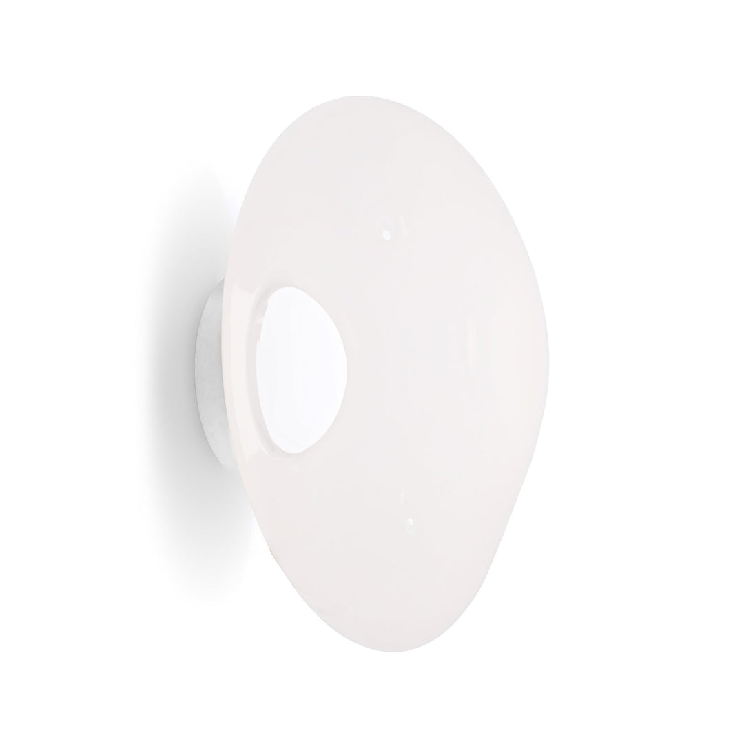 Melt LED Surface Light Wall Light Fixtures Tom Dixon Opal / Silver