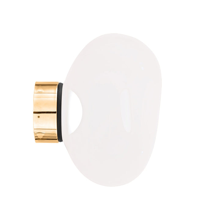 Melt Mini LED Surface Light Wall Light Fixtures Tom Dixon Opal / Gold