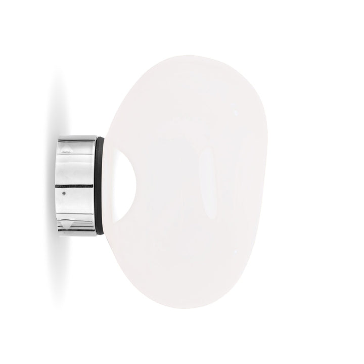 Melt Mini LED Surface Light Wall Light Fixtures Tom Dixon Opal / Silver