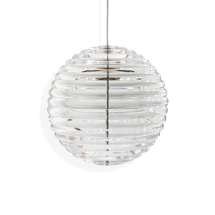 Press Sphere LED Pendant Light Lighting Tom Dixon Clear Large: 11.8 in diameter