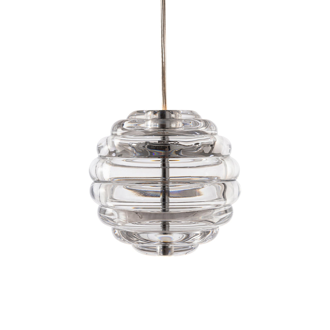 Press Sphere LED Pendant Light Lighting Tom Dixon Clear Mini: 5.7 in diameter