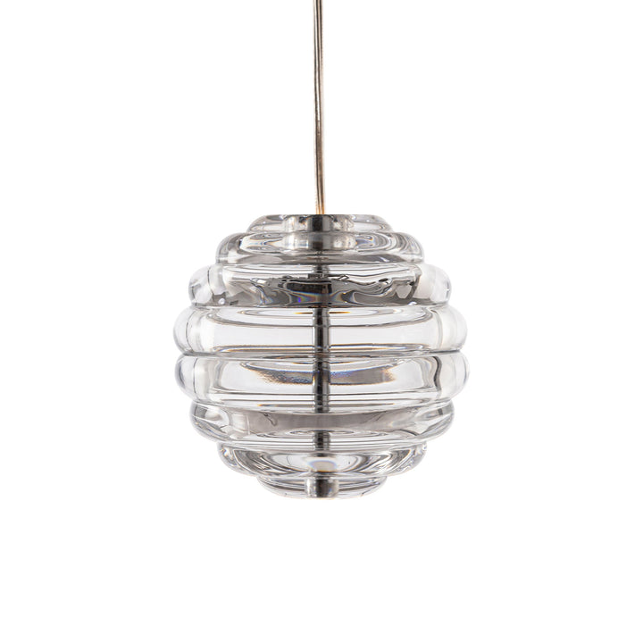 Press Sphere LED Pendant Light Lighting Tom Dixon Clear Mini: 5.7 in diameter
