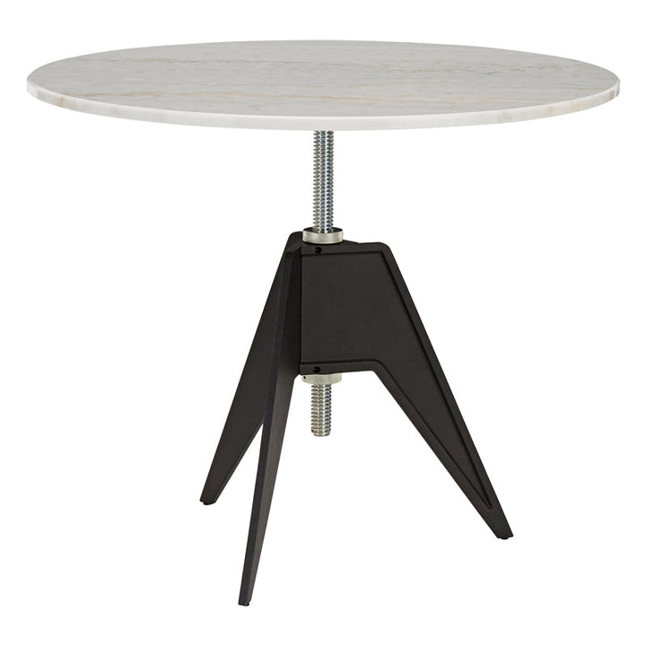 Screw Café Table Tables Tom Dixon White Marble Large: 35.4 in diameter