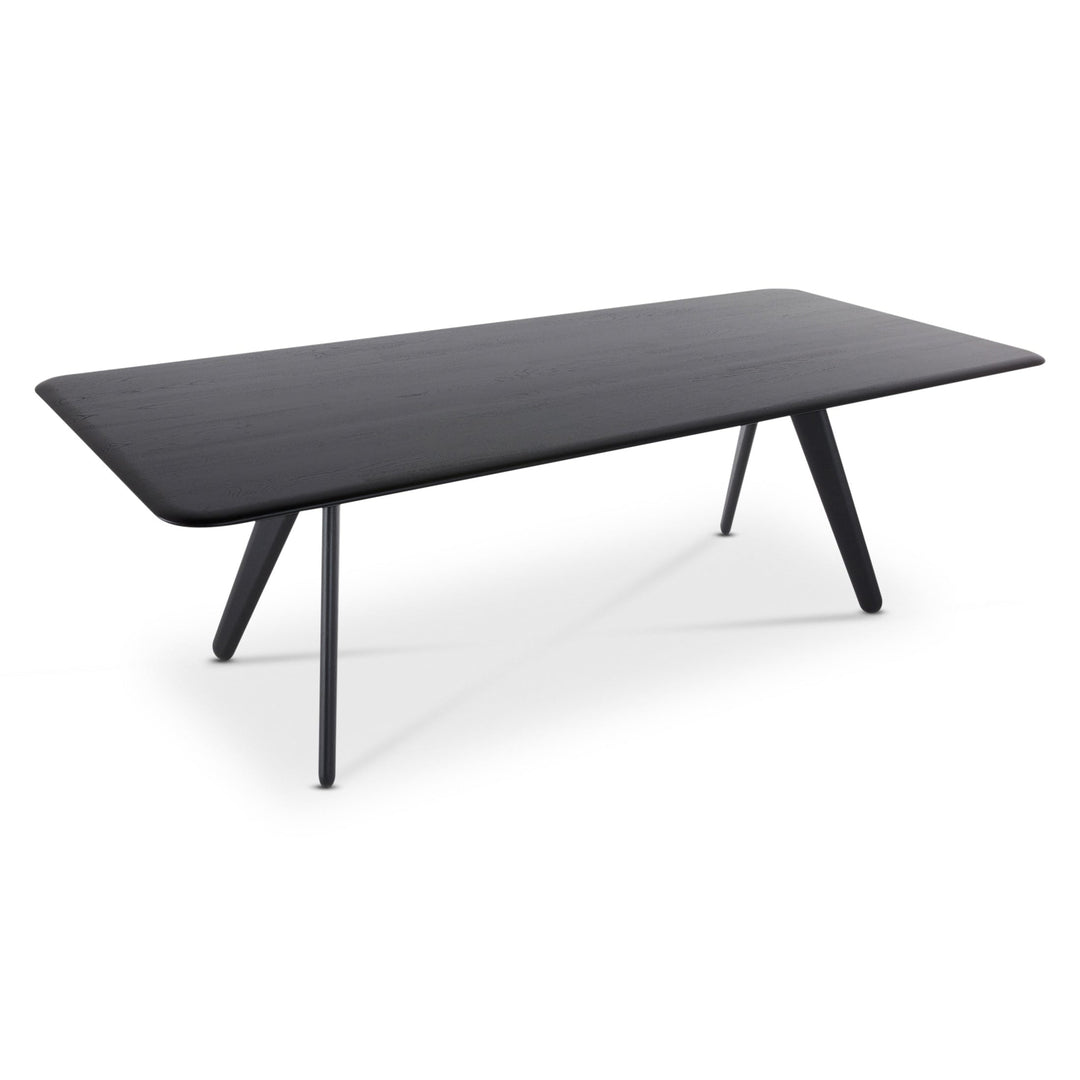Slab Dining Table Tables Tom Dixon Black Large: 94.5 in width