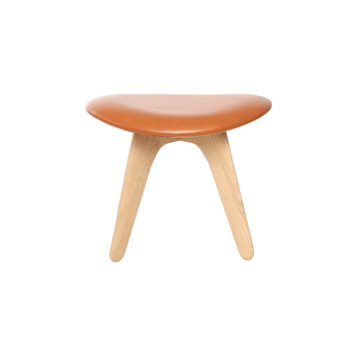 Slab Ottoman Ottomans Tom Dixon Cognac Leather / Natural Oak