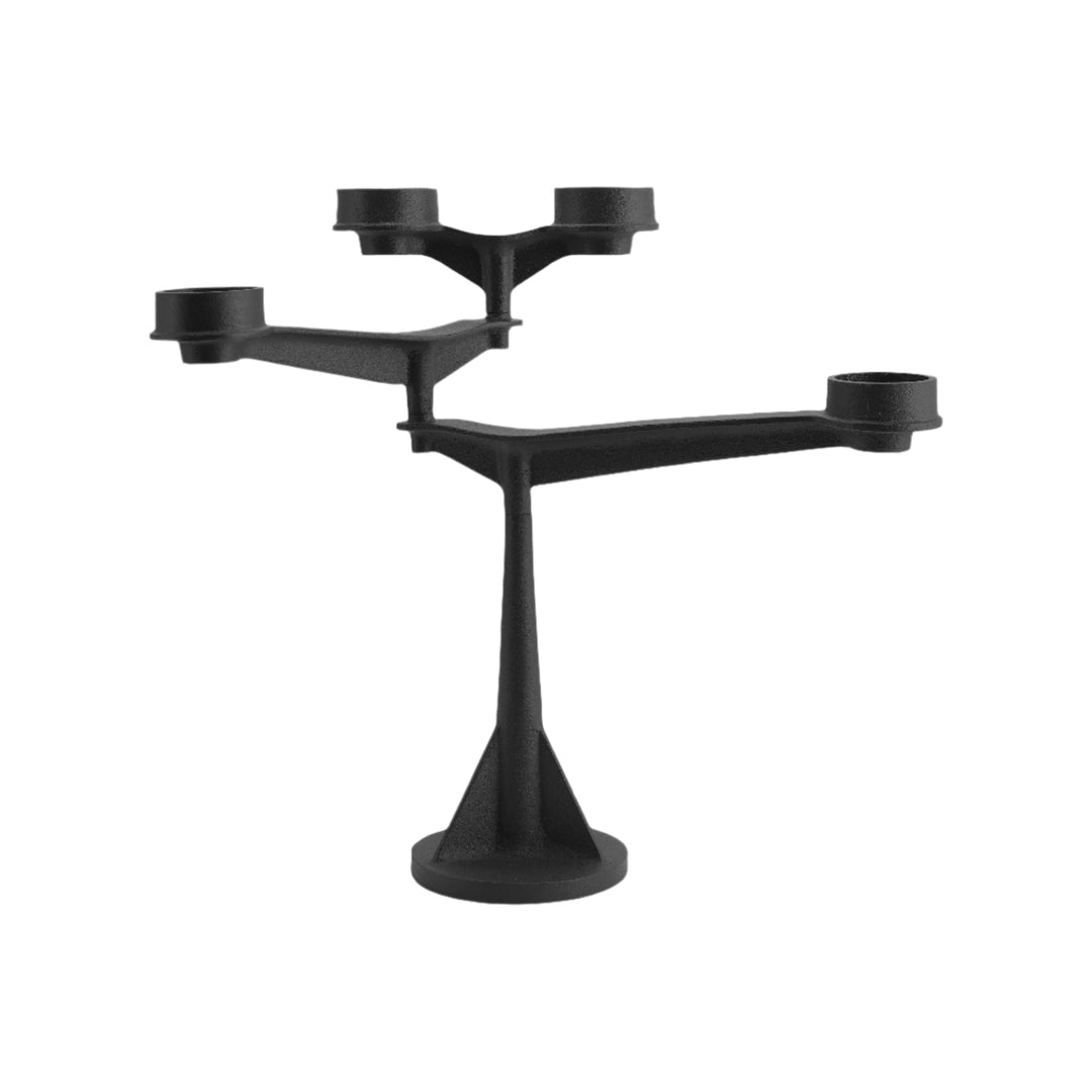 Spin SPC Mini Candelabra Candle Holders Tom Dixon Black