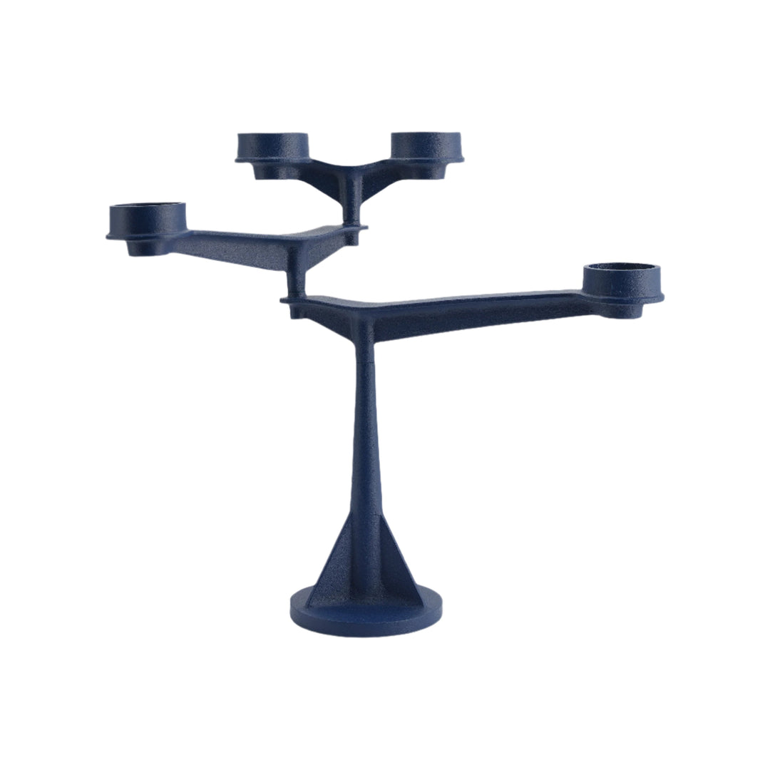 Spin SPC Mini Candelabra Candle Holders Tom Dixon Blue