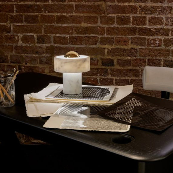 Stone Portable LED Table Lamp Table Lamps Tom Dixon