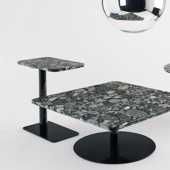 Stone Rectangle Side Table Accent Tables Tom Dixon