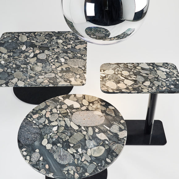 Stone Rectangle Side Table Accent Tables Tom Dixon