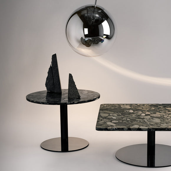 Stone Round Side Table Accent Tables Tom Dixon