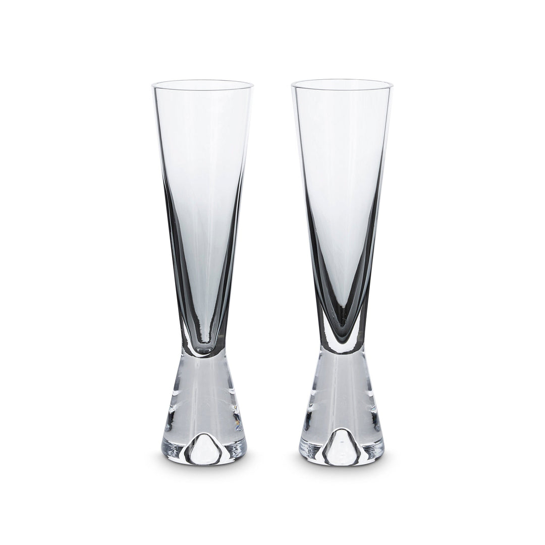 Tank Champagne Glass (Set of 2) Champagne Glasses Tom Dixon Black