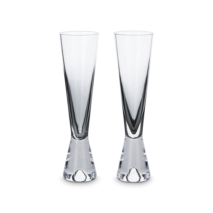 Tank Champagne Glass (Set of 2) Champagne Glasses Tom Dixon Black