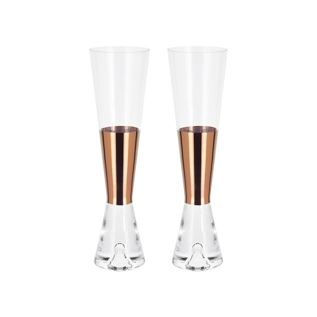 Tank Champagne Glass (Set of 2) Champagne Glasses Tom Dixon Copper