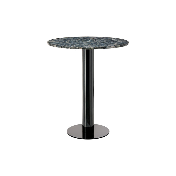 Tube Round High Table Tables Tom Dixon Pebble Marble Large: 35.4 in diameter