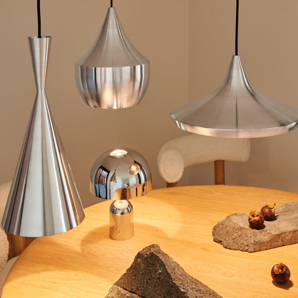 Unbeaten Tall LED Pendant Light Lighting Tom Dixon