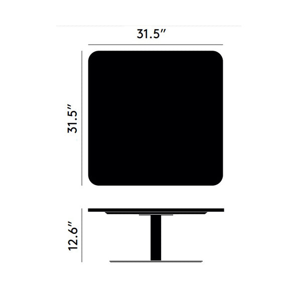 Stone Square Coffee Table Tables Tom Dixon